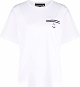 Thumbnail for your product : Boutique Moschino embroidered-anchor T-shirt