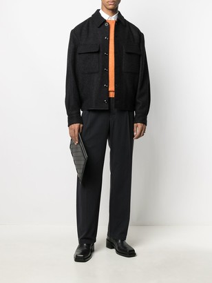 Lemaire Pointed Collar Shirt Jacket