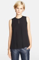 Thumbnail for your product : Vince Pintuck Sleeveless Blouse