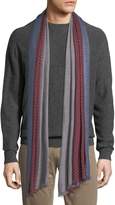 Thumbnail for your product : Loro Piana Duo Cavalry Tri-Color Cashmere Scarf