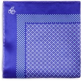 Thumbnail for your product : Canali Micro Print Bordered Pocket Square