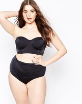 Thumbnail for your product : ASOS Curve CURVE Mix & Match Bandeau Bikini Top with Support