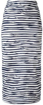 Antonio Marras striped skirt - women - Polyester/Viscose - 38