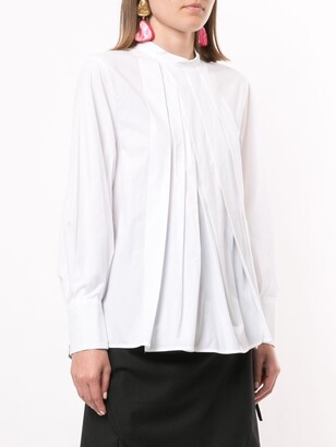 Enfold Pleated Front Blouse