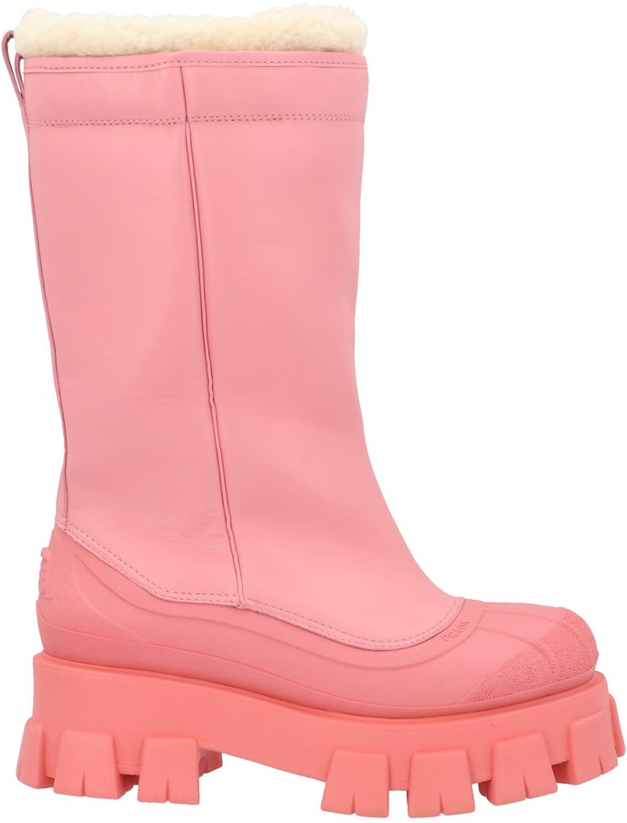 Prada Pink Women's Boots | Shop the 