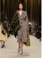 Thumbnail for your product : Burberry Wool and cashmere-blend wrap