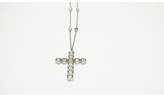 Thumbnail for your product : Tiffany & Co. Platinum Round Brilliant Diamond Cross Pendant Necklace
