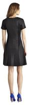 Thumbnail for your product : Donna Morgan Embossed Ponte A Line Dress