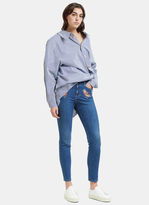 Thumbnail for your product : Stella McCartney Women’s Bird Embroidered Slim Leg Jeans in Blue