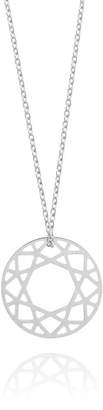 Myia Bonner Sterling Silver Small Brilliant Diamond Necklace