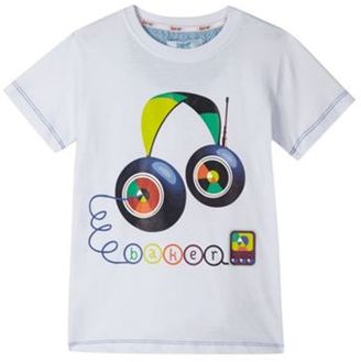 Ted Baker Boy's white headphones printed t-shirt