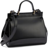 Thumbnail for your product : Dolce & Gabbana Children Sicily Mini patent leather crossbody bag