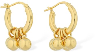 Jil Sander Small Hoop Earrings W/ Beads