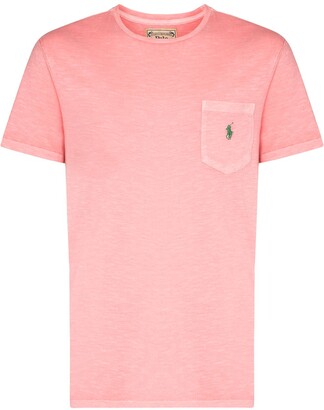 pink t shirt polo