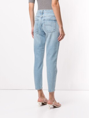 Nobody Denim Mid-Rise Slim Cropped Jeans
