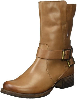 womens tan biker boots