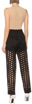 Thumbnail for your product : Maison Margiela Perforated crepe mid-rise pants