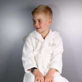 Thumbnail for your product : Duncan Stewart Personalised Boy's Hooded Bathrobe