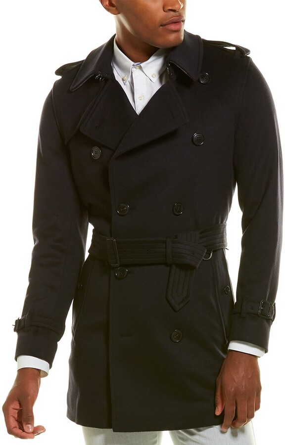 Burberry Double-Breasted Wool-Blend Coat - ShopStyle