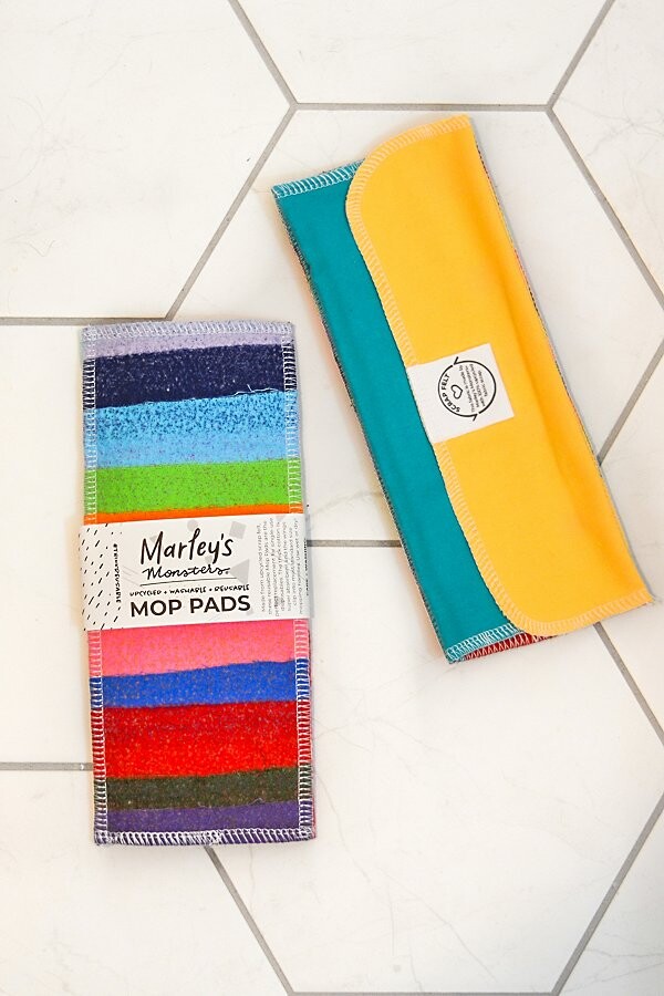 Marley's Monsters Scrap Felt Mop Pads: Set of 2