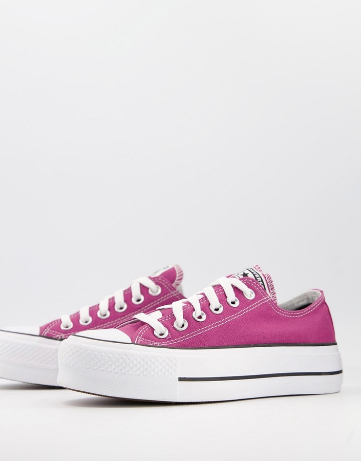 Converse Chuck Taylor All Star Ox Lift sneakers in mesa rose - ShopStyle