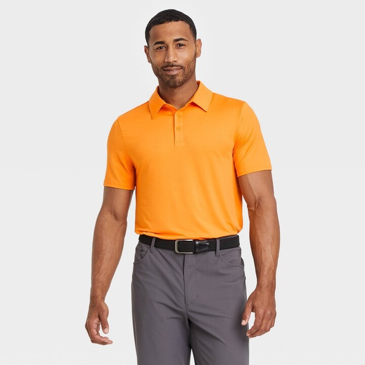 Men's Jersey Polo Shirt - All in Motion™ Light Orange XL - ShopStyle