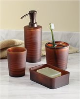 Thumbnail for your product : InterDesign Lotus Toothbrush Holder, Brown