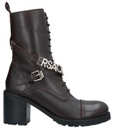 Versace Toeline Leather Boots For Women 