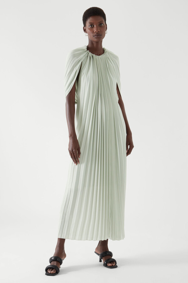 COS Maxi Pleated Dress - ShopStyle