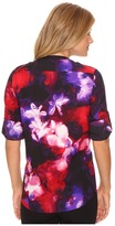Thumbnail for your product : Calvin Klein Printed Crew Neck Roll Sleeve