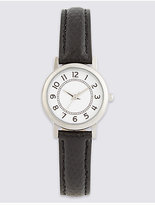Thumbnail for your product : M&S Collection Simple Round Face Mini Watch