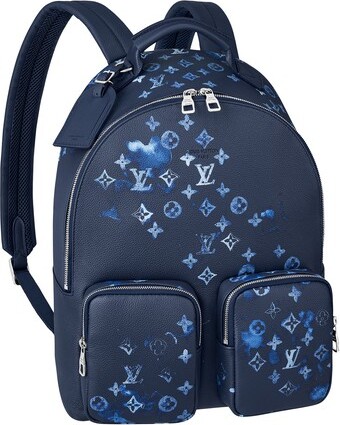 Louis Vuitton Backpack Multipocket Clouds Monogram Blue - Mens