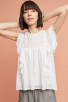 Thumbnail for your product : Maeve Callie Ruffled Shell Top