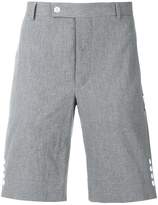 Thumbnail for your product : Moncler side button tailored shorts