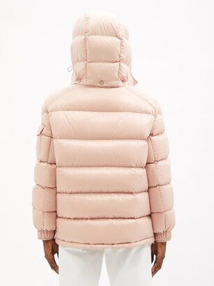 Moncler Maire Hooded Quilted Down Coat - Light Pink
