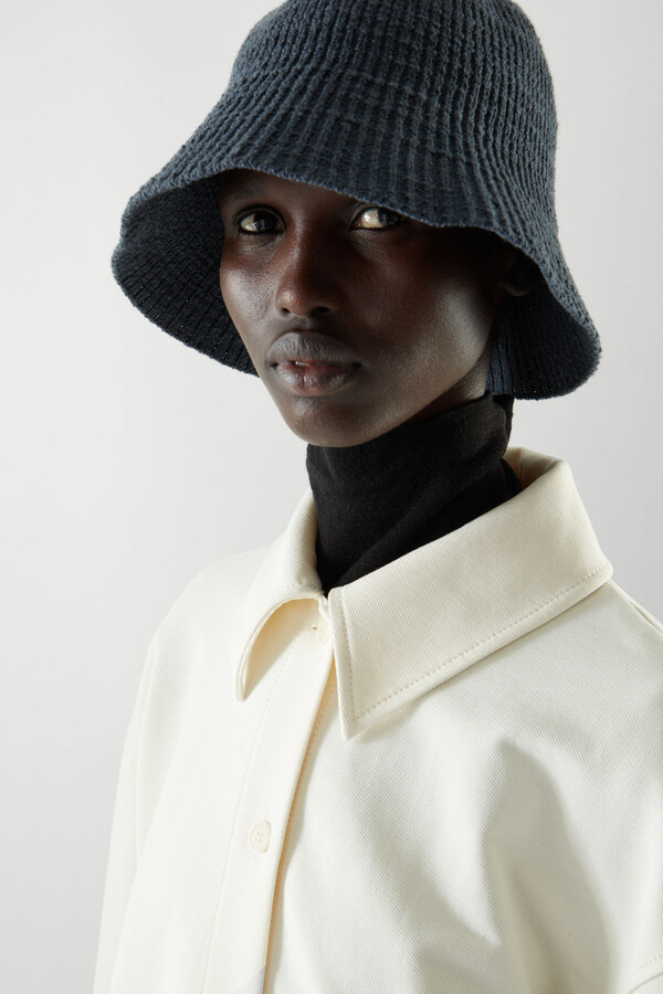 Cos Knitted Bucket Hat - ShopStyle
