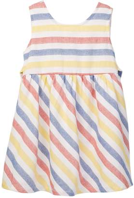Funkyberry Stripe Dress (Toddler & Little Girls)