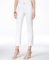Thumbnail for your product : INC International Concepts Embroidered Cropped Jeans, Regular & Petite, Created for Macy's