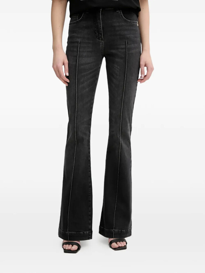 Patrizia Pepe Seam-Detail Flared Jeans