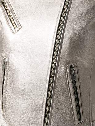 IRO metallic biker jacket