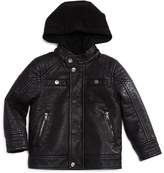 Thumbnail for your product : Urban Republic Boys' Hooded Faux-Leather Jacket
