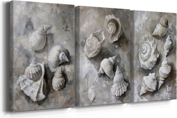 Longshore Tides NAUTICAL Series CCLXXXIII -Custom Wrapped Gallery Canvas - 3 Pieces