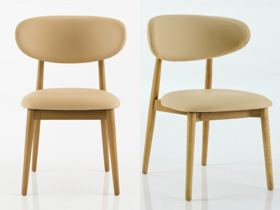 George Oliver Nordic Comfort Dining Chair 2pc Set