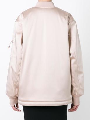 Alexander Wang T By oversized bomber jacket