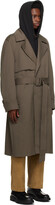 Thumbnail for your product : Solid Homme Khaki Belt Trench Coat