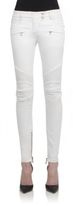 Thumbnail for your product : Balmain Stretch Cotton Moto Jeans