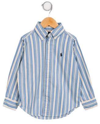 Ralph Lauren Boys' Striped Button-Up Shirt