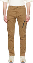 Thumbnail for your product : C.P. Company Tan Slim-Fit Cargo Pants