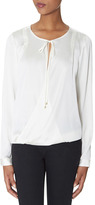 Thumbnail for your product : The Limited Wrap-Look Tie Neck Layering Blouse