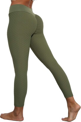 JGS1996 Women's Butt Lift Sexy Gym Leggings High Waist Yoga Pants Booty  Scrunch Thick Tummy Control Workout Running Elastic Sports Tights -  ShopStyle Trousers